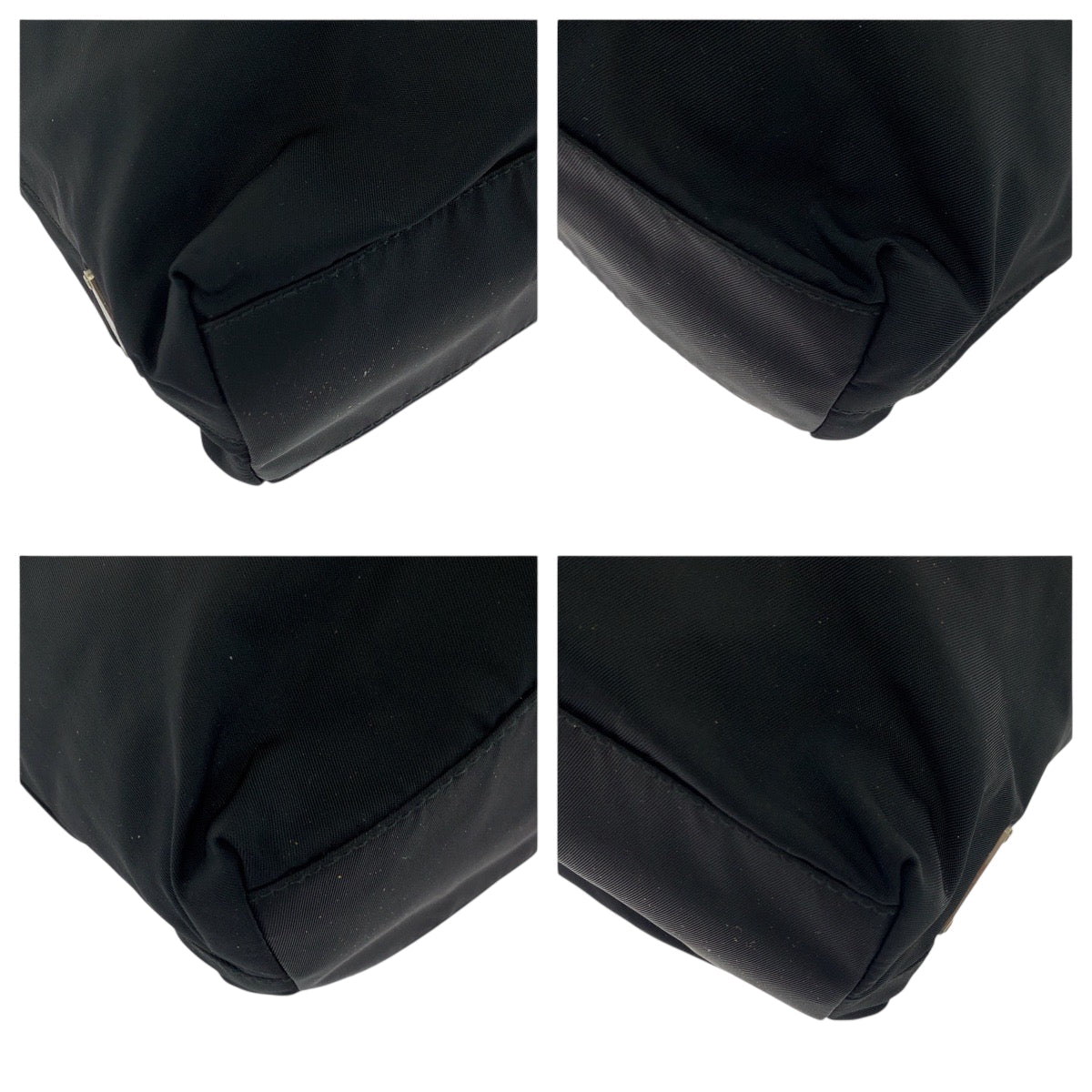 PRADA Tote Bag Nylon black Tote Bag handbag Test Triangle With logo Women - Style 2