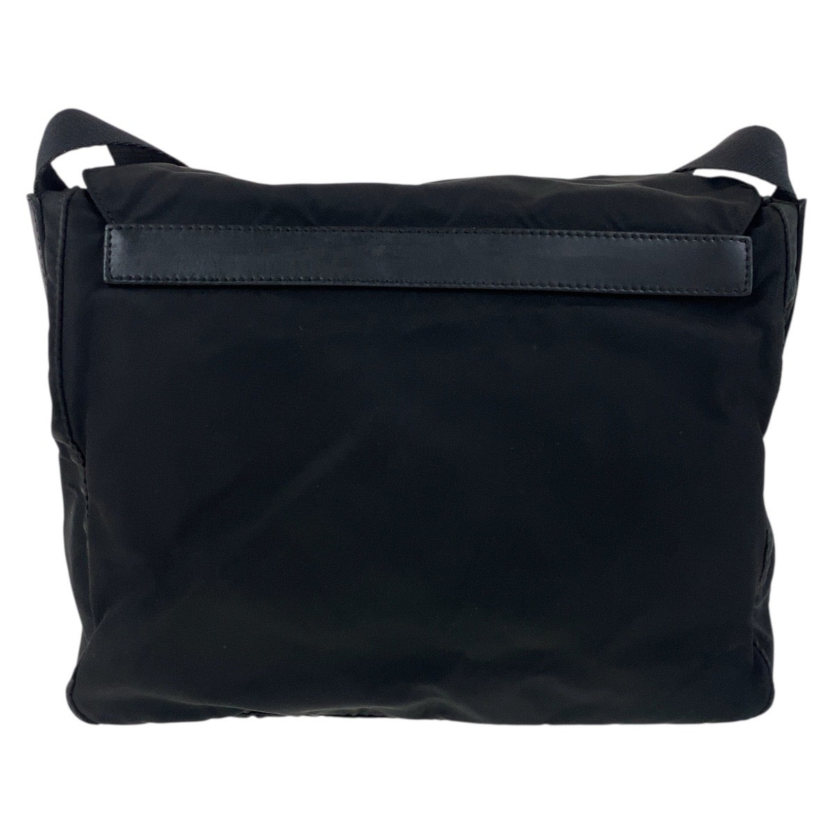 PRADA Shoulder Bag Nylon, Leather Black SilverMetal Shoulder Bag pochette Test Triangle With logo Women - Style 2