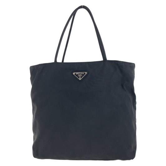 PRADA Tote Bag Nylon black Tote Bag handbag Test Triangle With logo Women
