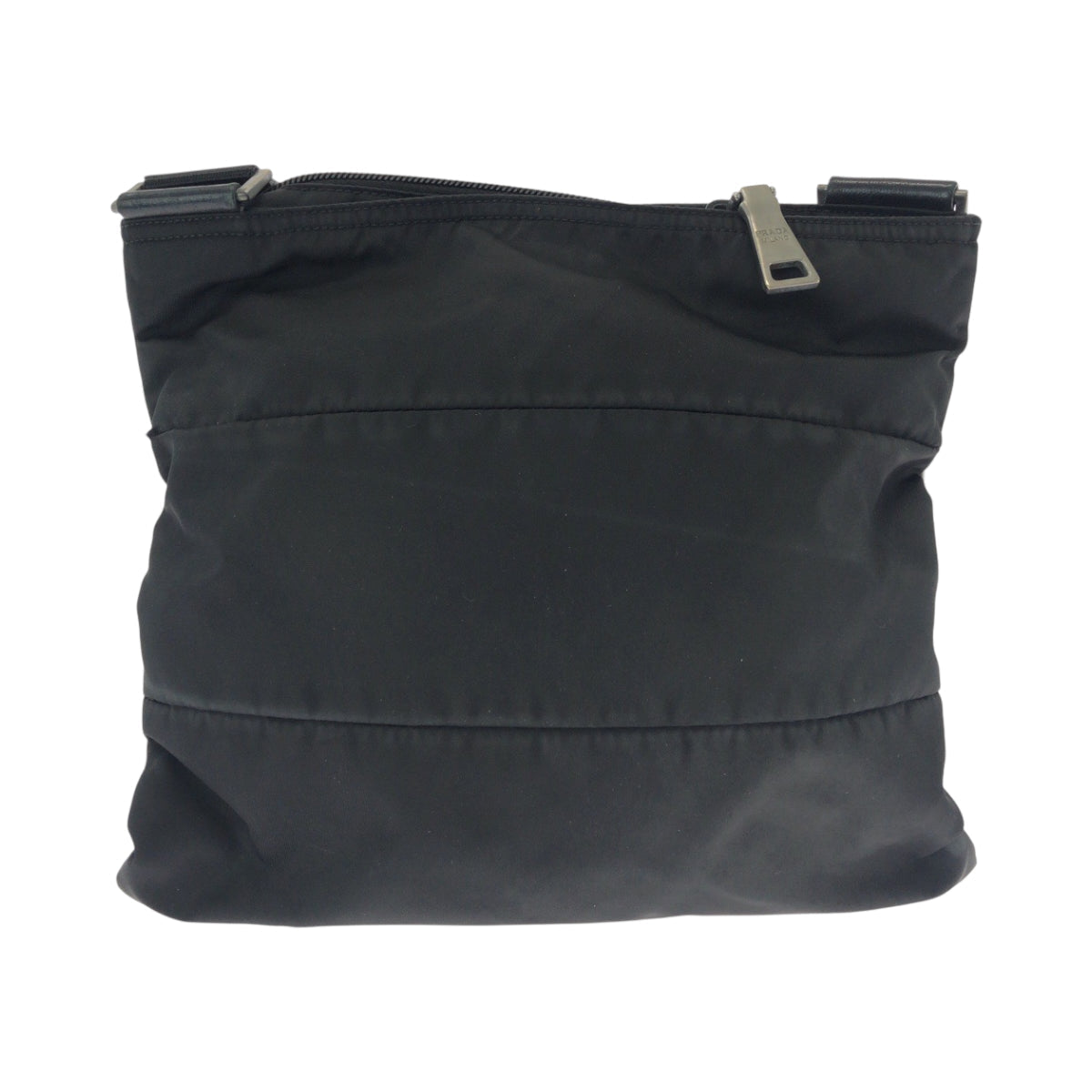 PRADA Shoulder Bag Nylon black Test Triangle With logo - Style 4