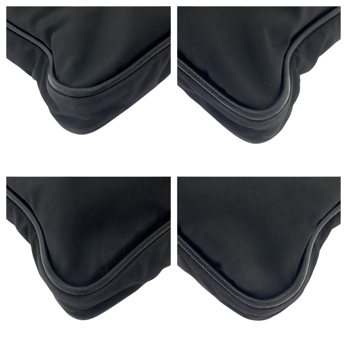 PRADA Shoulder Bag Nylon Black SilverMetal Shoulder Bag Messenger bag Test Triangle With logo Women - Style 2