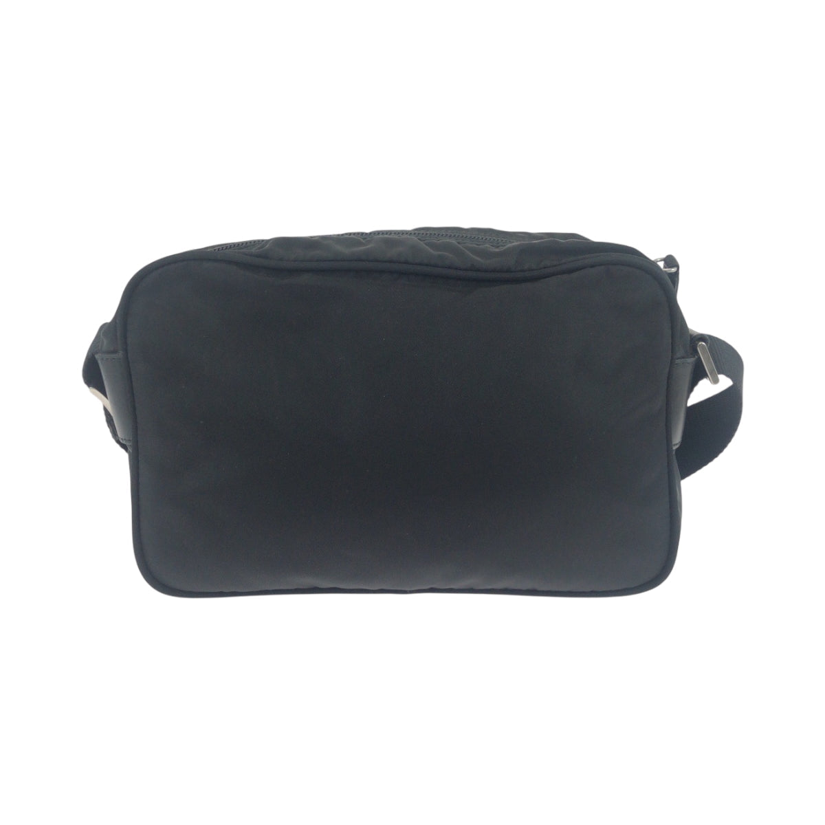 PRADA Shoulder Bag BT0167 Nylon Black SilverMetal Shoulder Bag pochette Test Triangle With logo mens