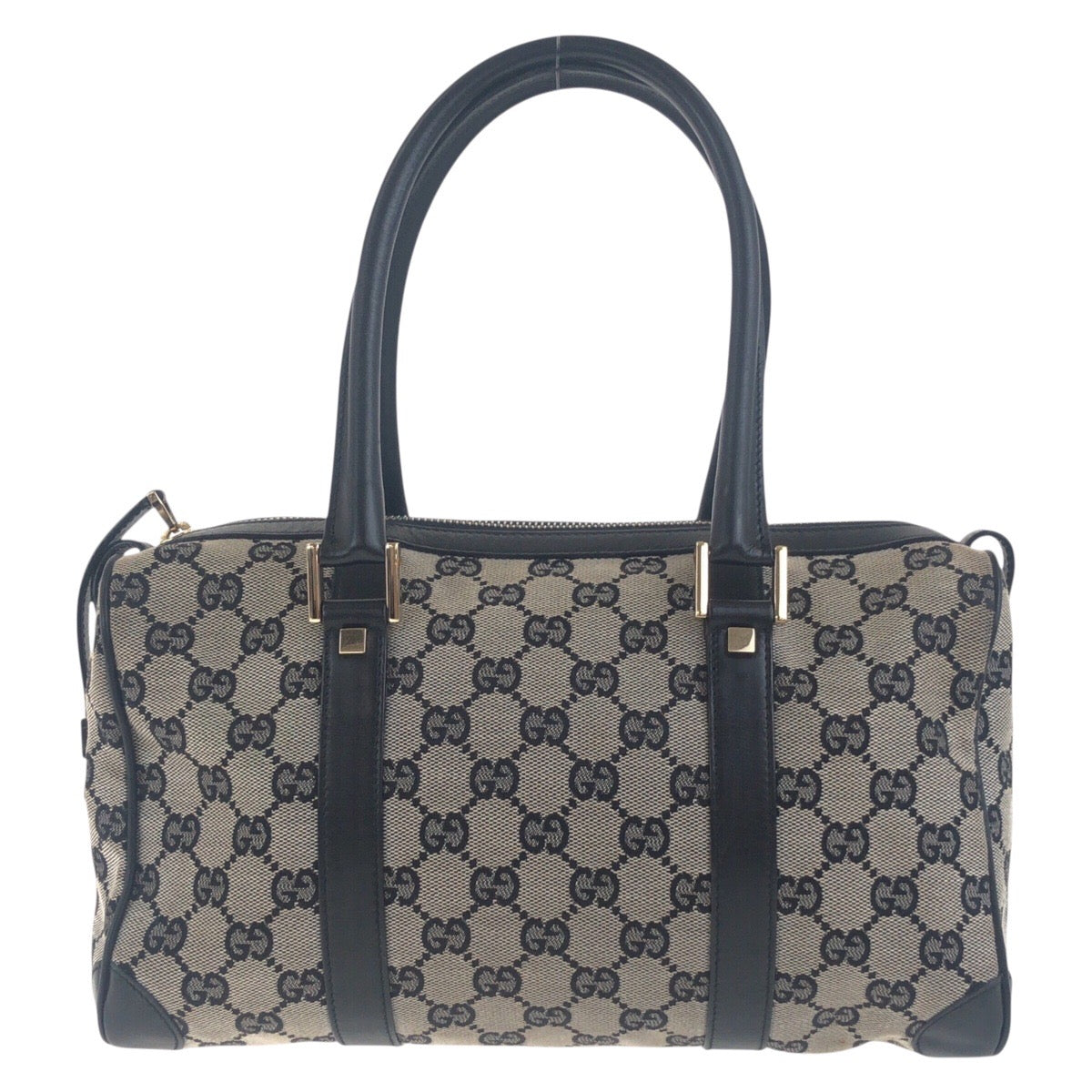 Gucci GG Canvas Leather Handbag