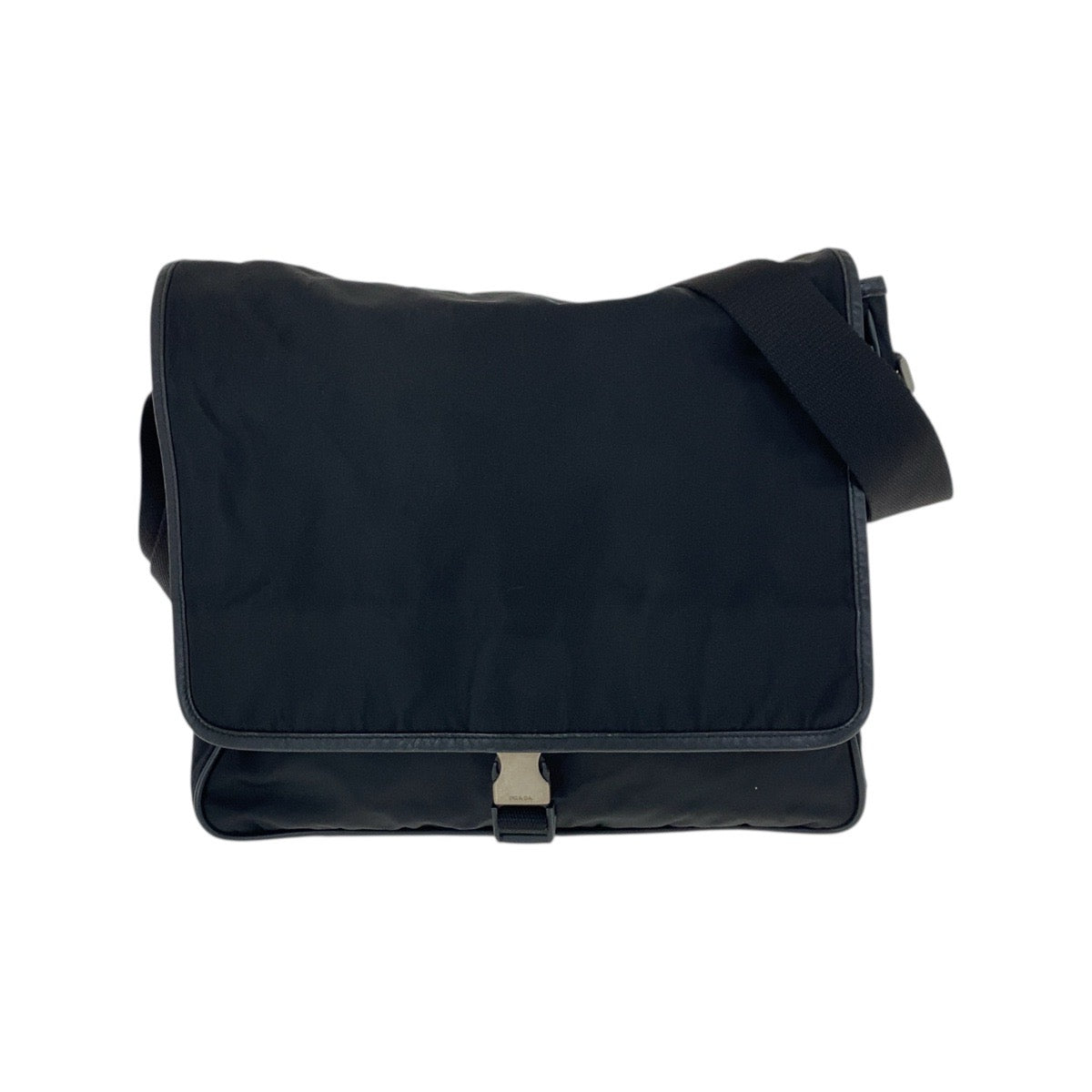 Prada Tessuto Nylon/Leather Shoulder Bag