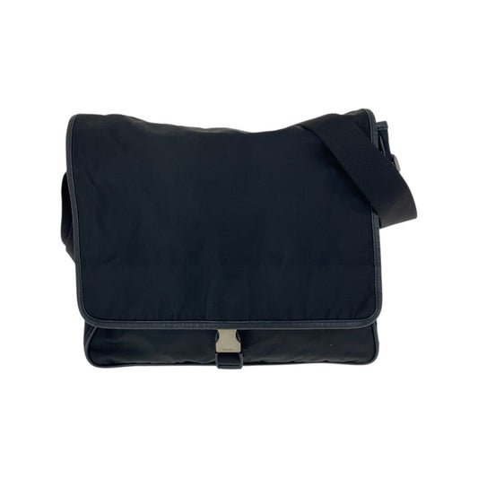 Prada Tessuto Nylon/Leather Shoulder Bag