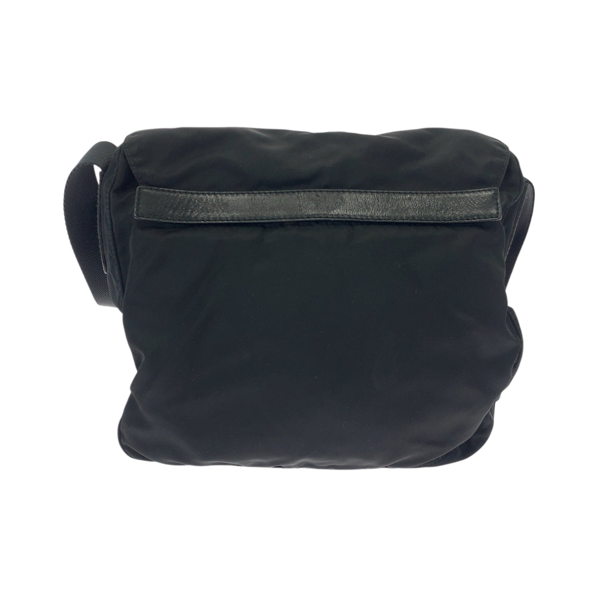 PRADA Shoulder Bag BT8994 Nylon Black SilverMetal Shoulder Bag pochette Test Triangle With logo mens - Style 2