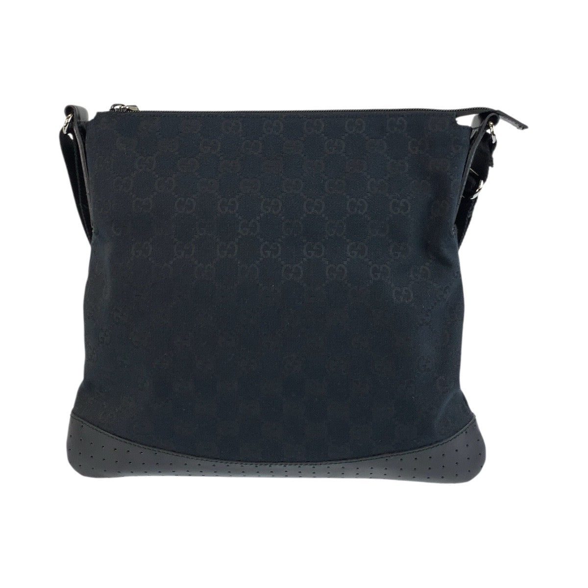 Gucci GG Canvas Leather Shoulder Bag