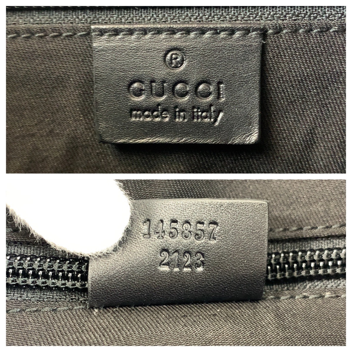 Gucci GG Canvas Leather Shoulder Bag