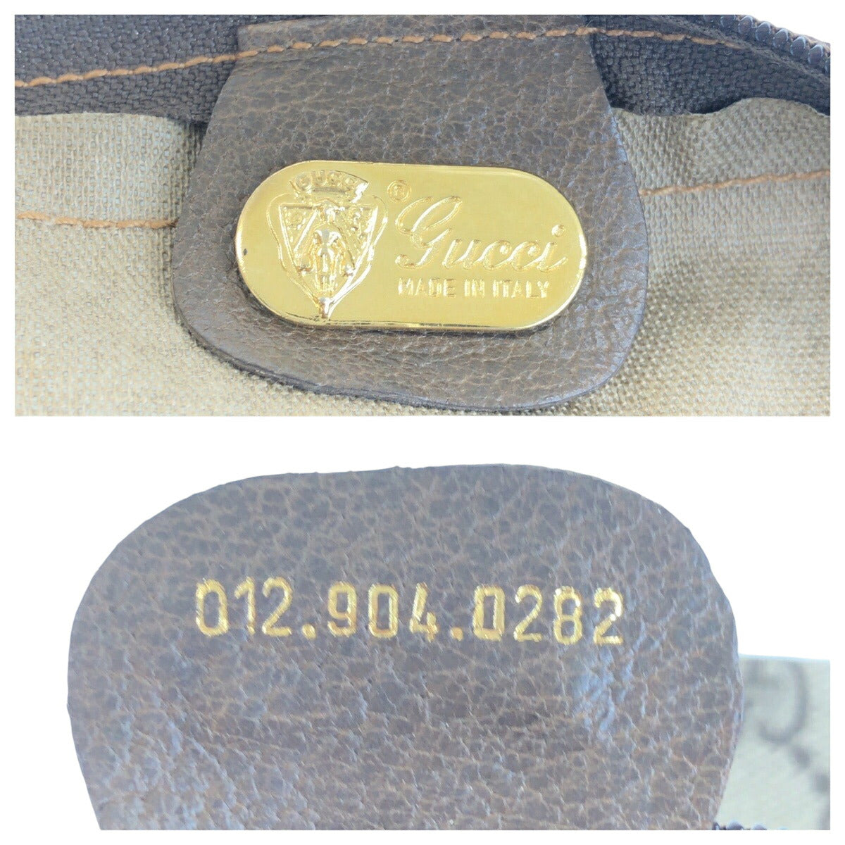Gucci Old Gucci GG Supreme Canvas Boston Bag