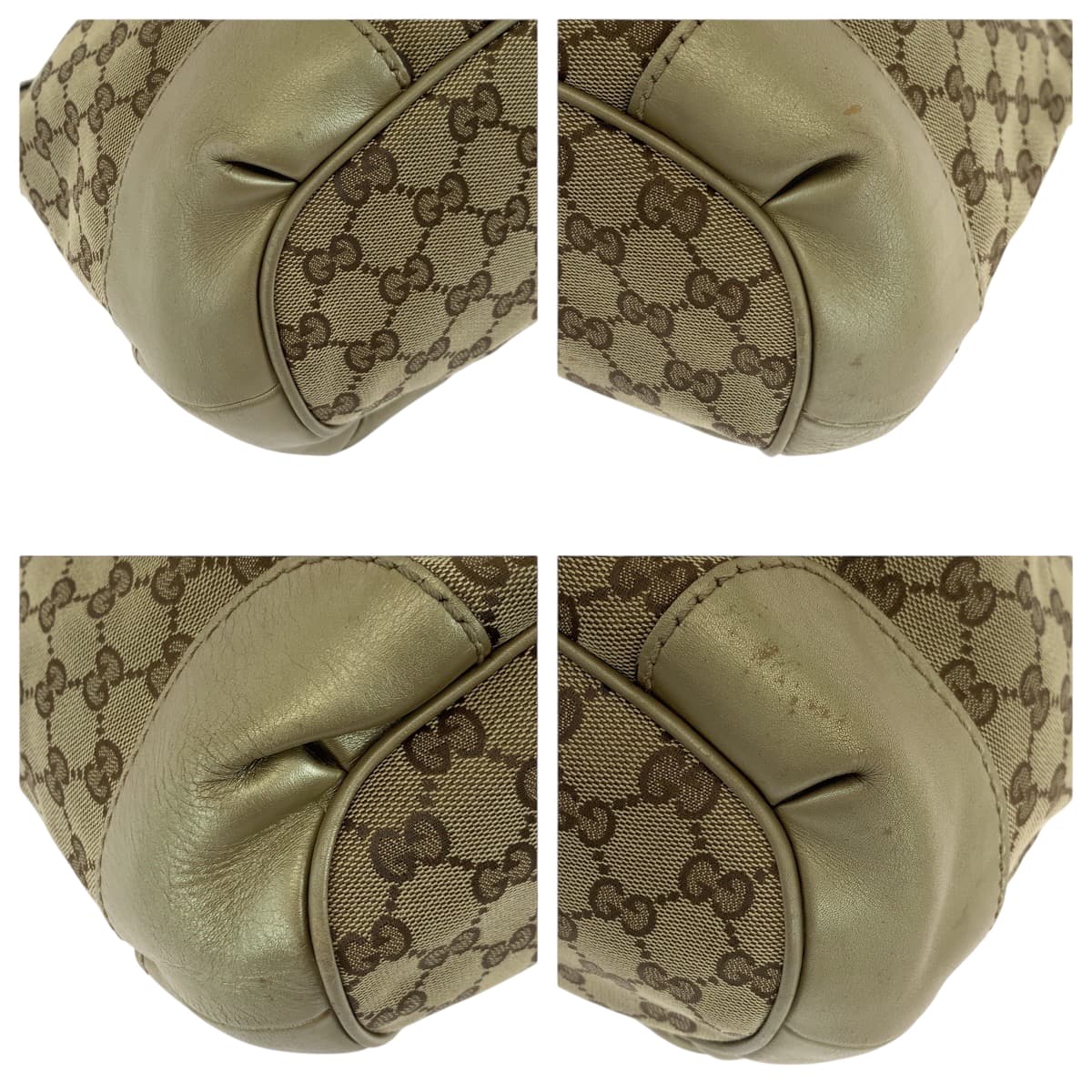 GUCCI Shoulder Bag 247902 GG canvas beige Shoulder Bag Handbag 2way Women