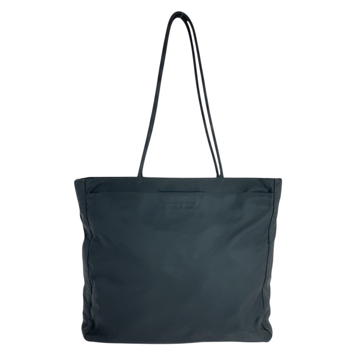 PRADA Shoulder Bag Nylon Black SilverMetal Test Triangle With logo Women