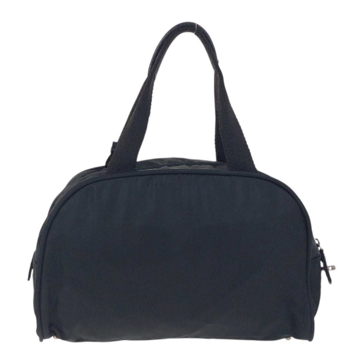 PRADA Tote Bag Nylon Black SilverMetal Test Triangle With logo - Style 14
