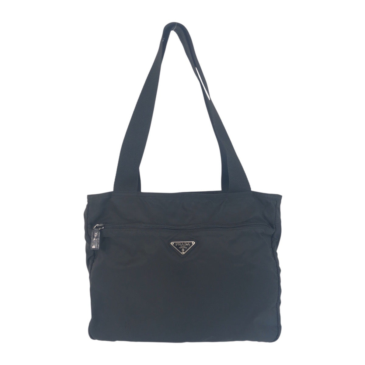 Prada Tessuto Triangle Logo 2way Tote Bag