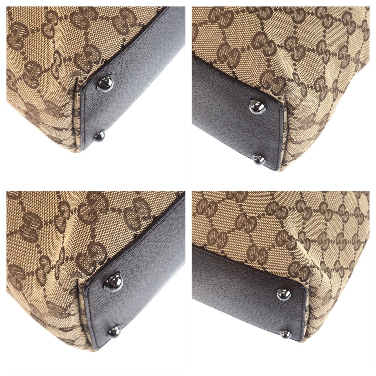 Gucci GG Canvas Leather 2way Bag