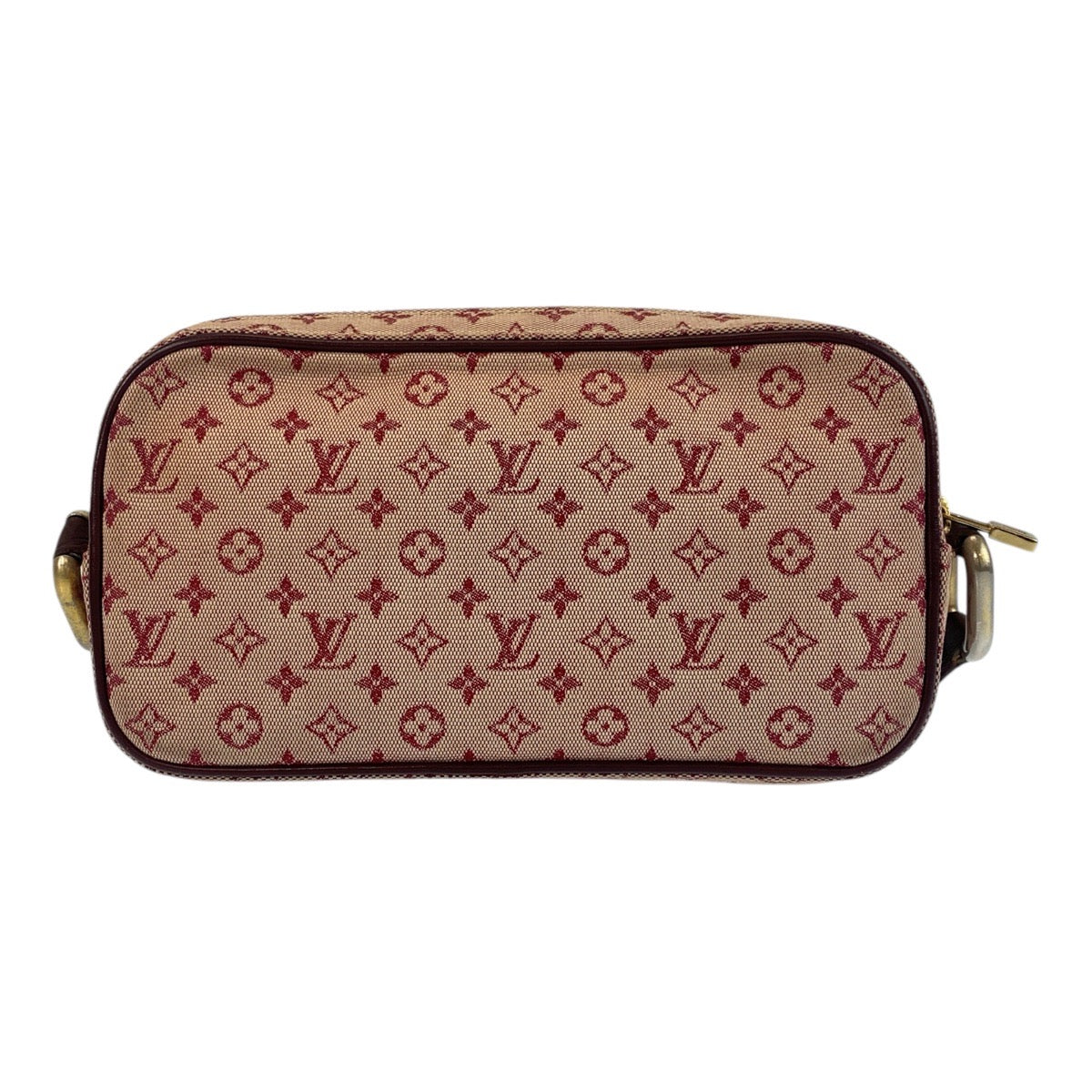 LOUIS VUITTON Shoulder Bag canvas Pink Brown Gold Metal Monogram mini Juliet MM
