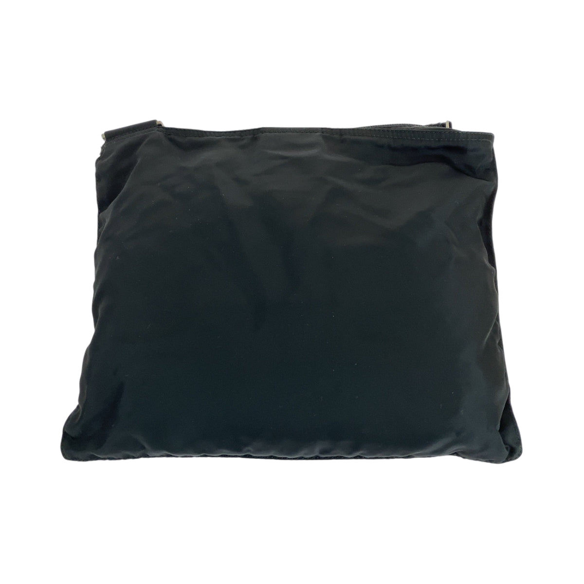 PRADA Shoulder Bag Nylon Black SilverMetal Test Triangle With logo - Style 8