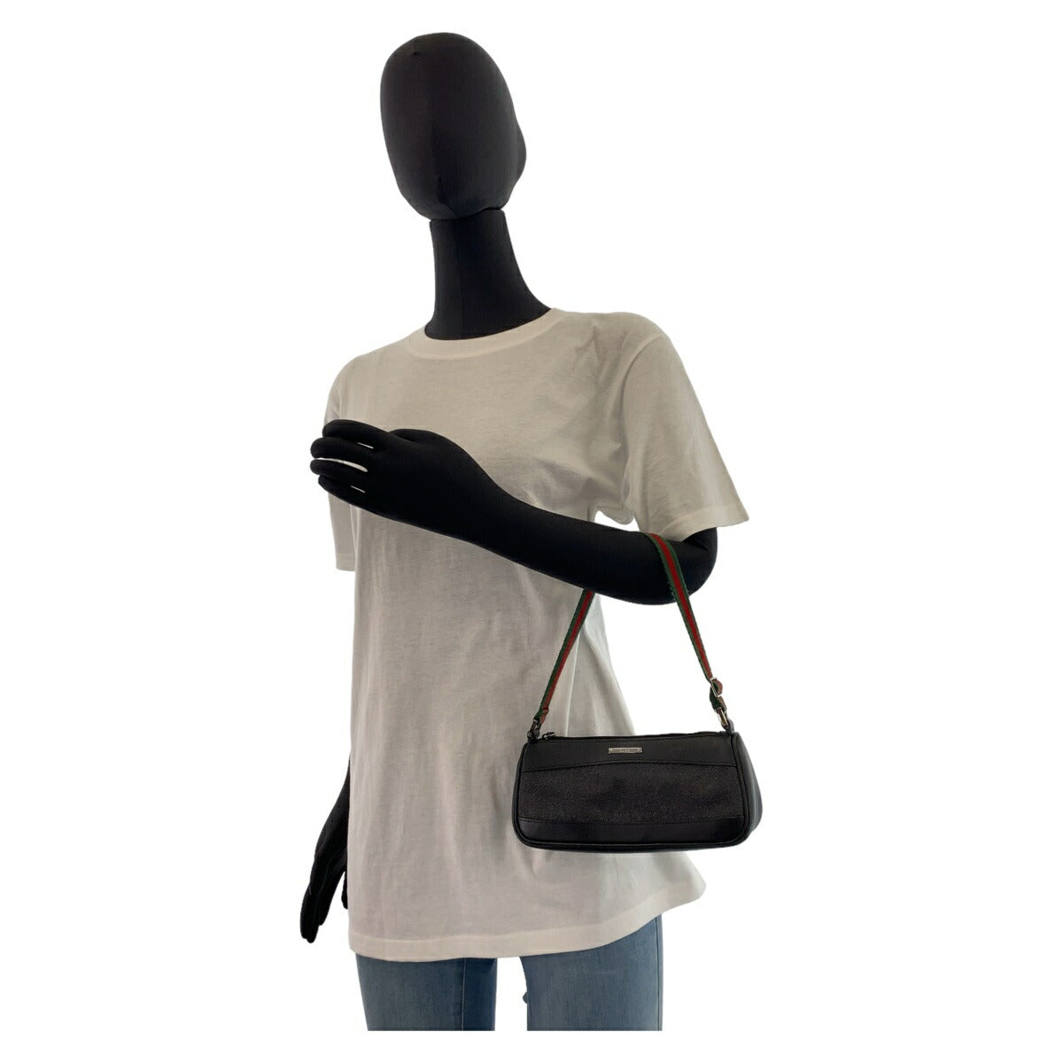Gucci Sherry Line Canvas/Leather Handbag