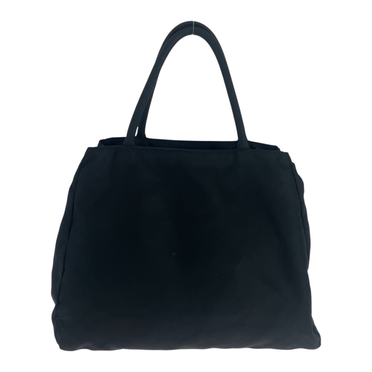 PRADA Tote Bag Nylon Black SilverMetal Test Triangle With logo - Style 4