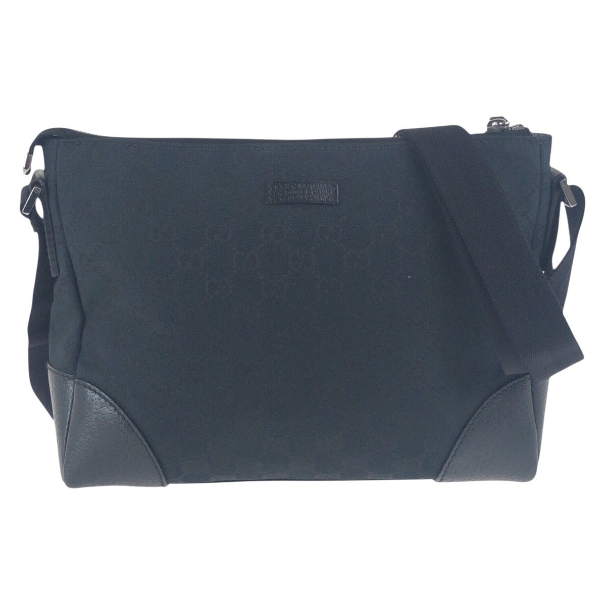 Gucci GG Canvas Leather Shoulder Bag