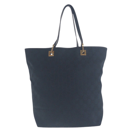 GUCCI Tote Bag 002 1098 GG canvas Black GoldMetal