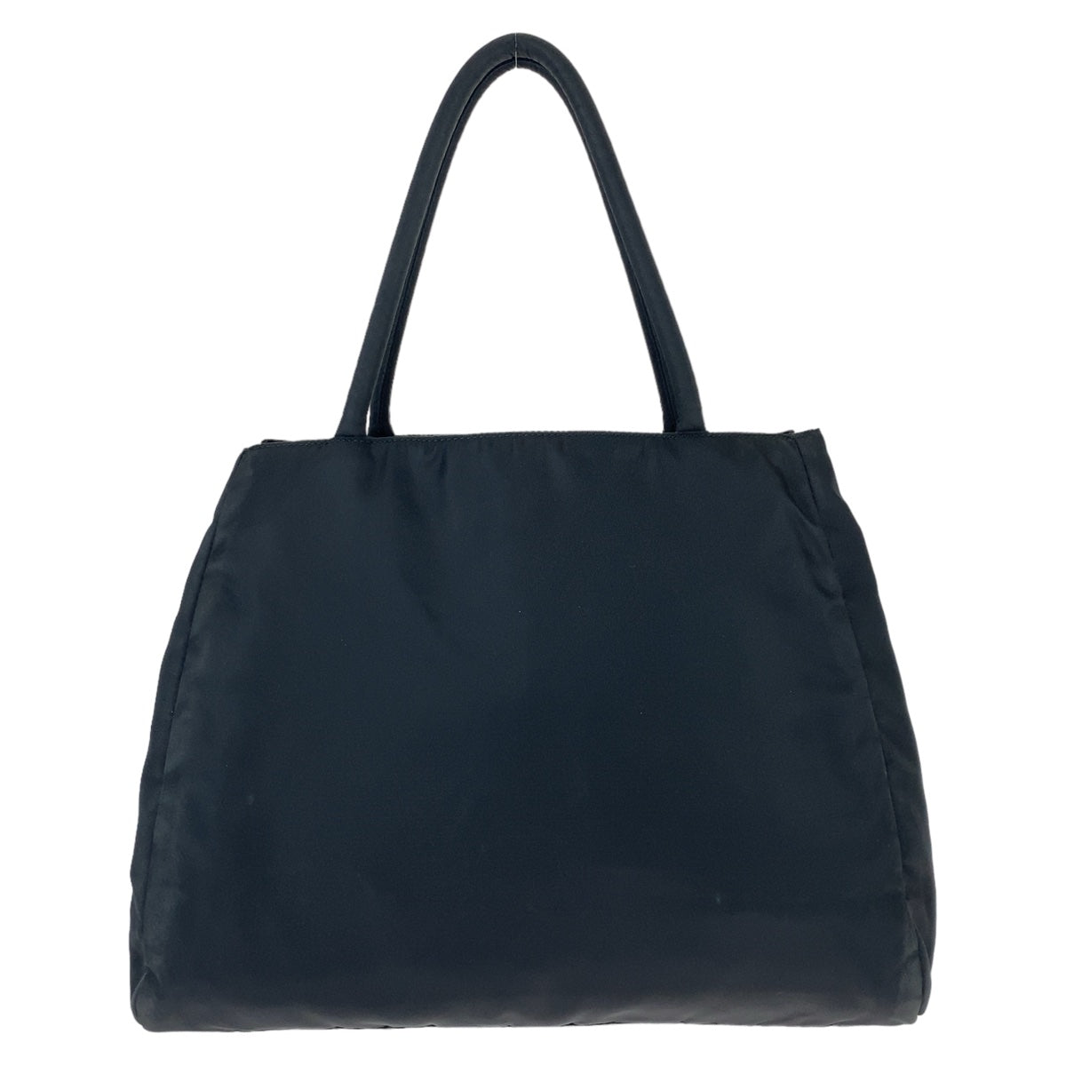 PRADA Tote Bag Nylon Black SilverMetal Test Triangle With logo - Style 5
