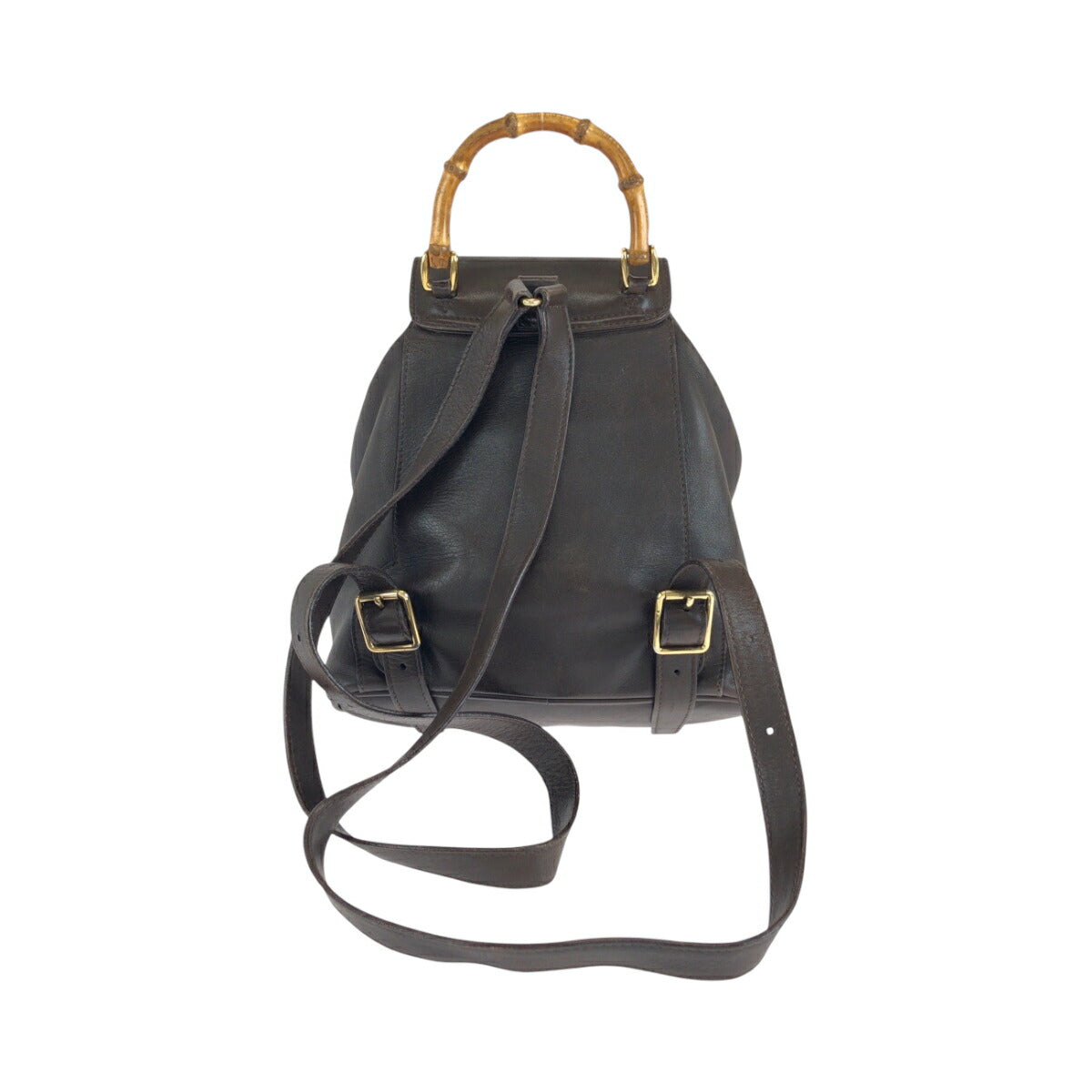 Gucci Bamboo Leather Backpack