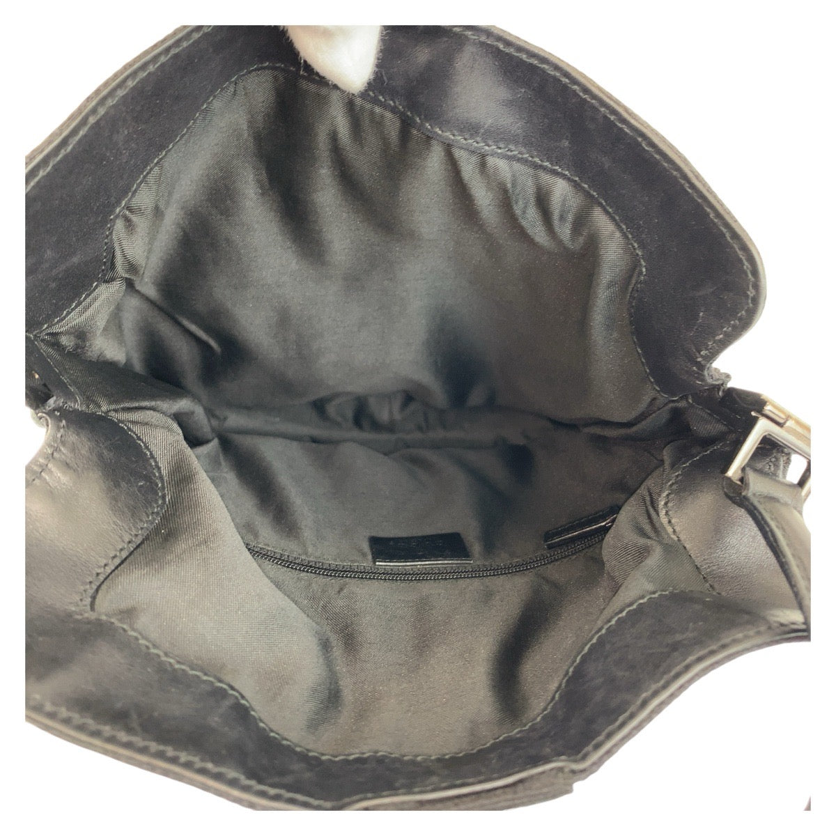Gucci Jackie GG Canvas Leather Shoulder Bag