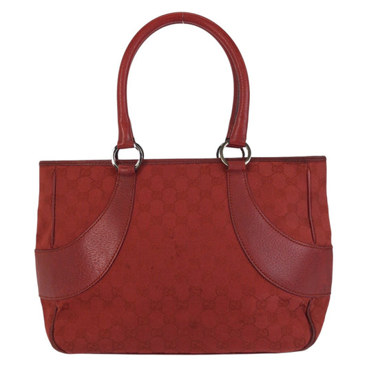GUCCI Tote Bag 113011 GG canvas Red