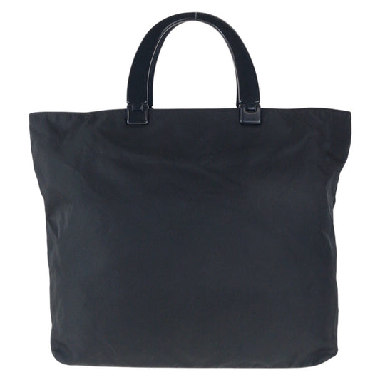 PRADA Tote Bag Nylon Black black Test Triangle With logo