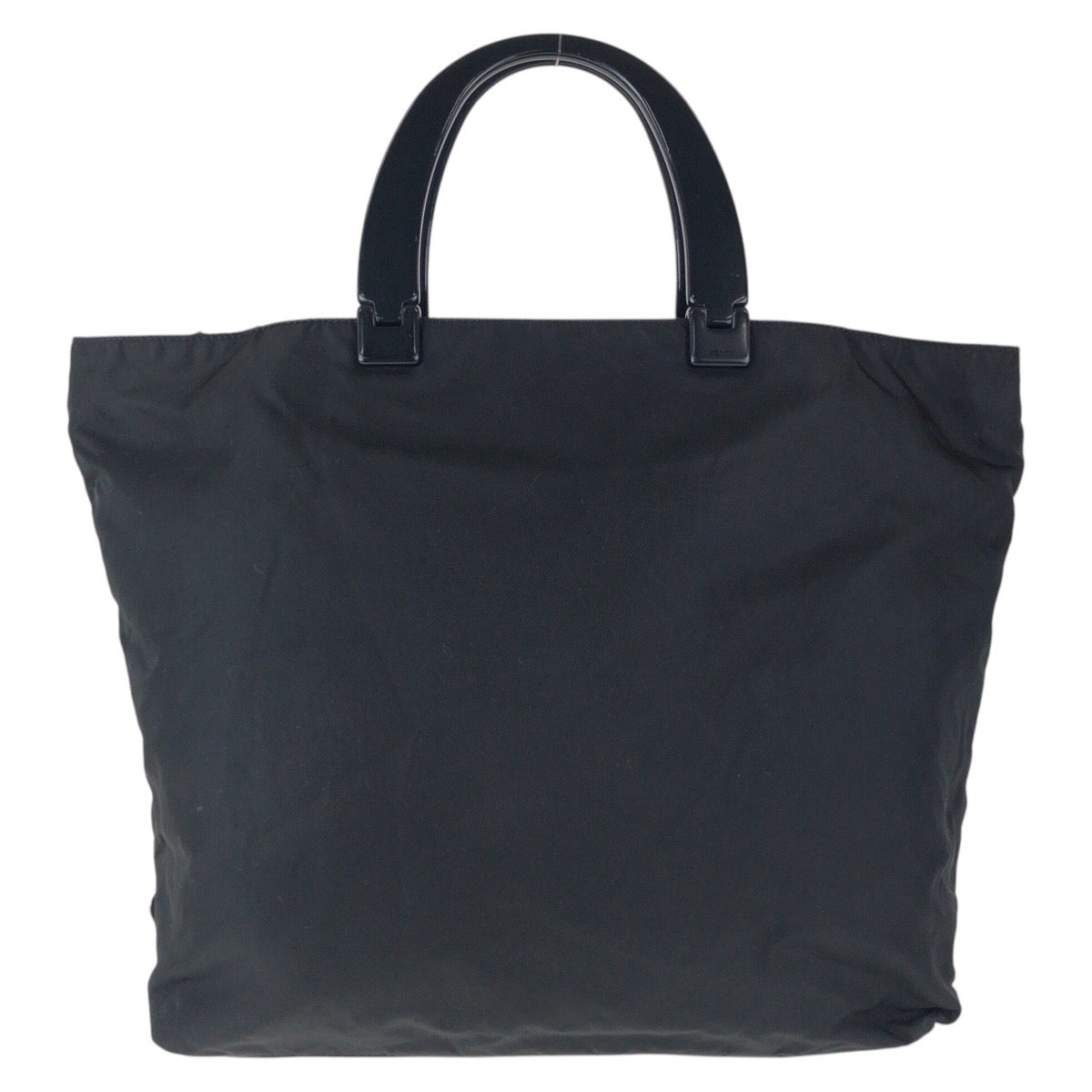 PRADA Tote Bag Nylon Black black Test Triangle With logo