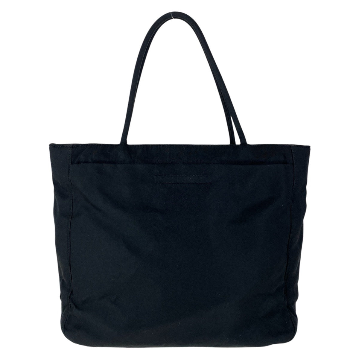 PRADA Tote Bag Nylon Black SilverMetal Test Triangle With logo - Style 8