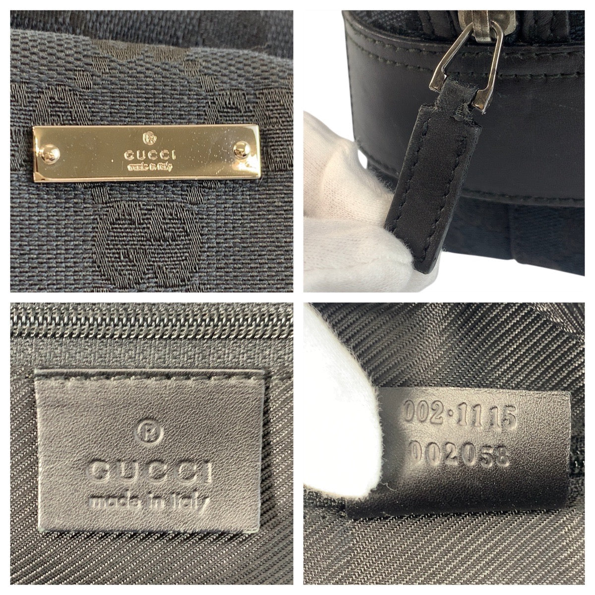 Gucci GG Canvas Leather Shoulder Bag