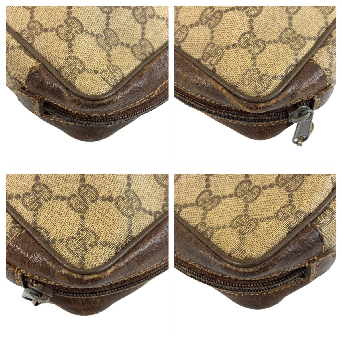 Gucci GG Supreme Canvas Clutch Bag