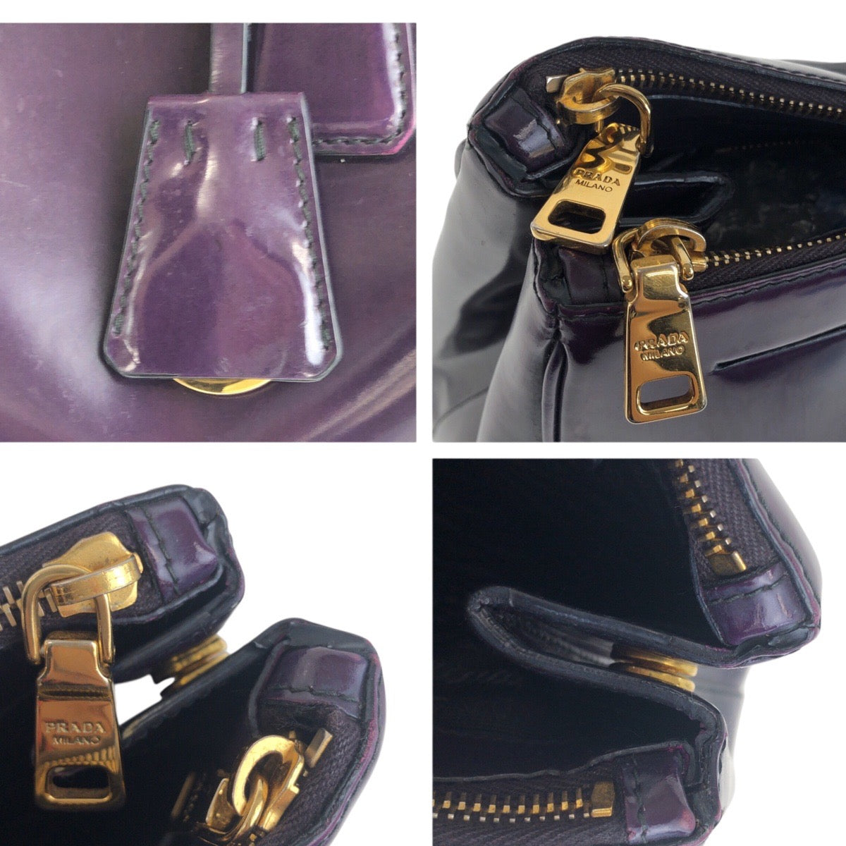 Prada Galleria Patent Leather Handbag