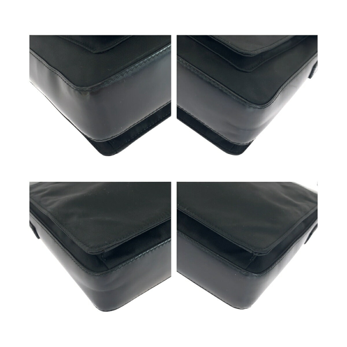 Prada Nylon Leather Shoulder Bag