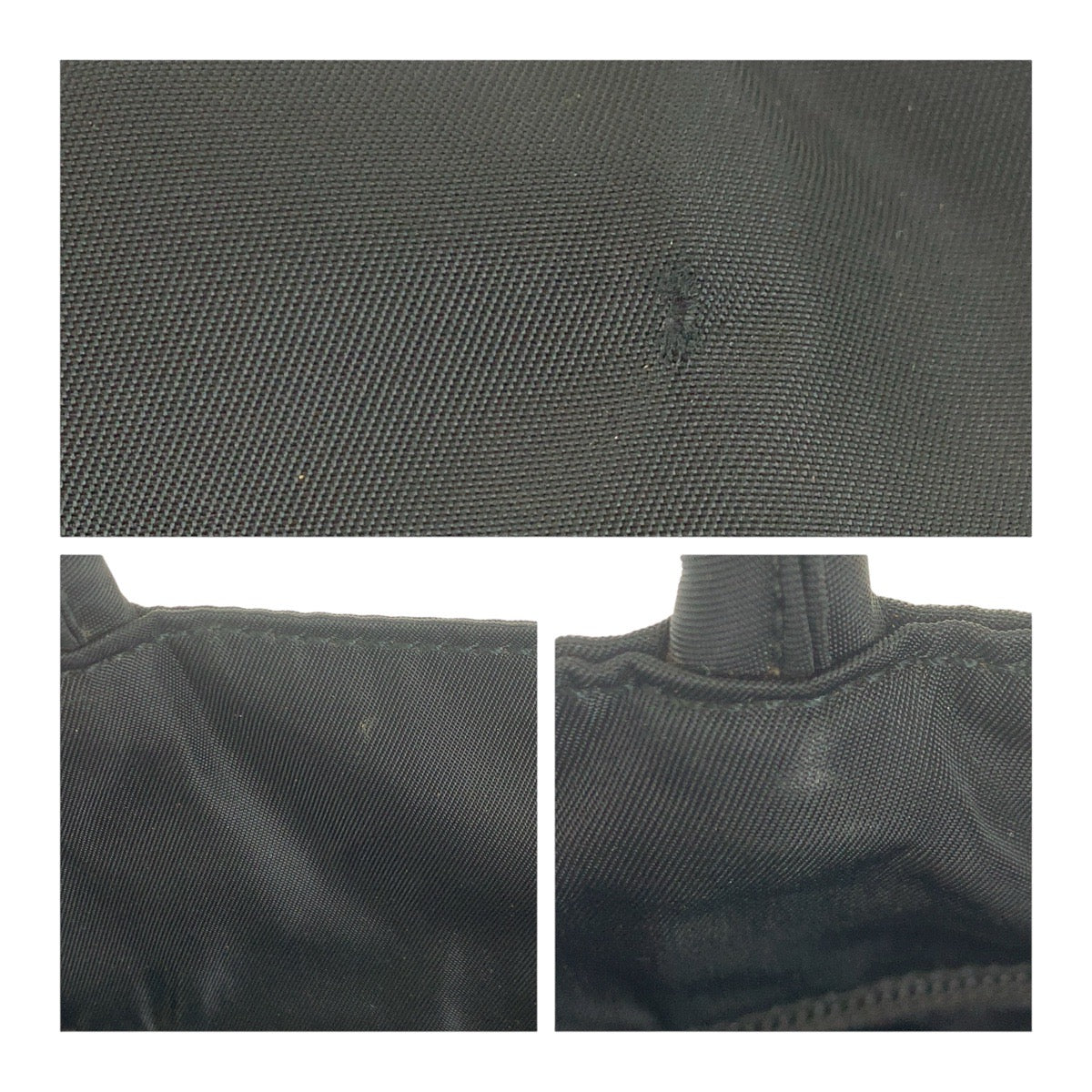 Prada Tessuto Triangle Logo Plate 2way Bag