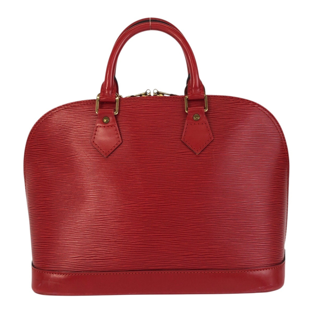  LOUIS VUITTON Handbag Epi Leather Red gold Epi Alma