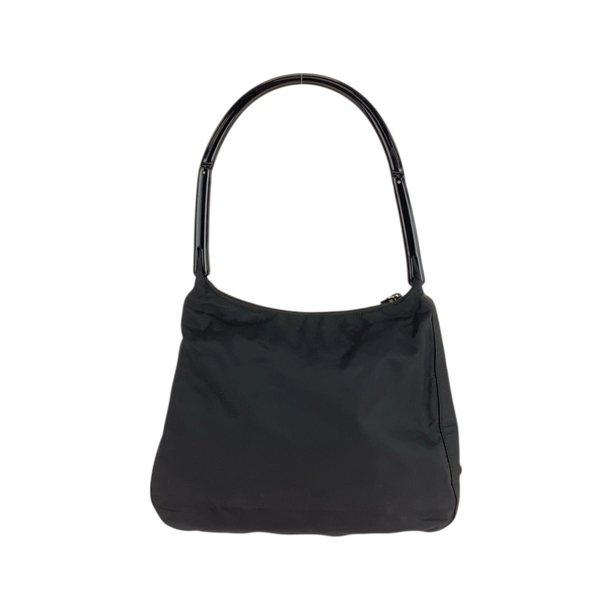 PRADA Shoulder Bag Nylon black Test Triangle With logo - Style 3