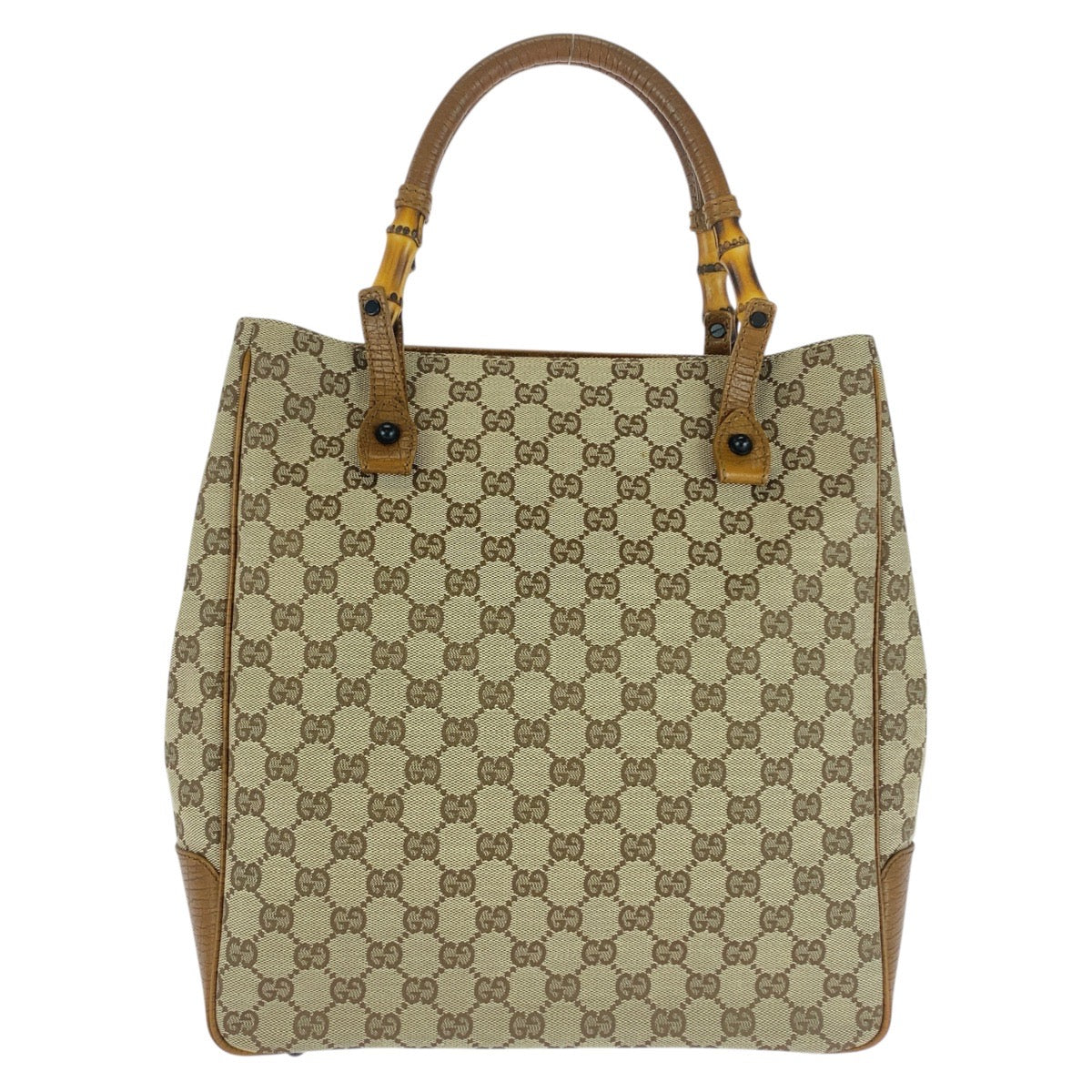 Gucci Bamboo GG Canvas 2way Bag