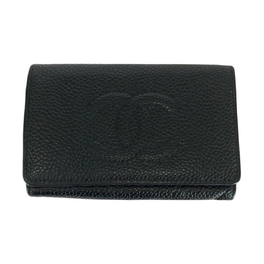 Chanel Coco Mark Leather Key Case Handbag