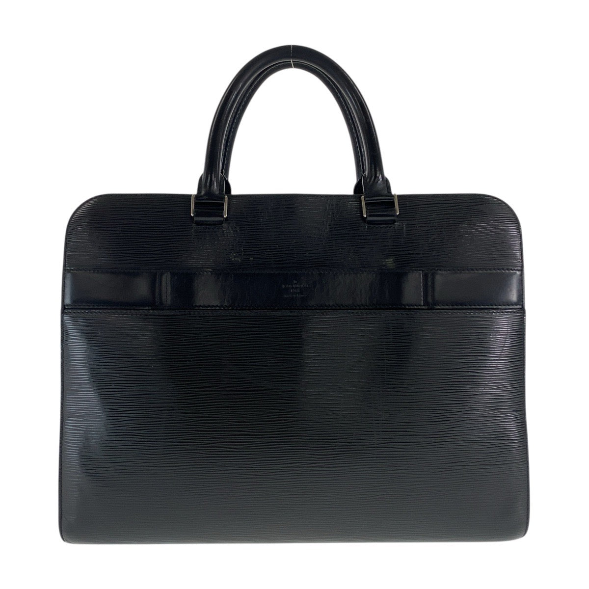 LOUIS VUITTON Business bag Epi Leather black Epi Bassano GM