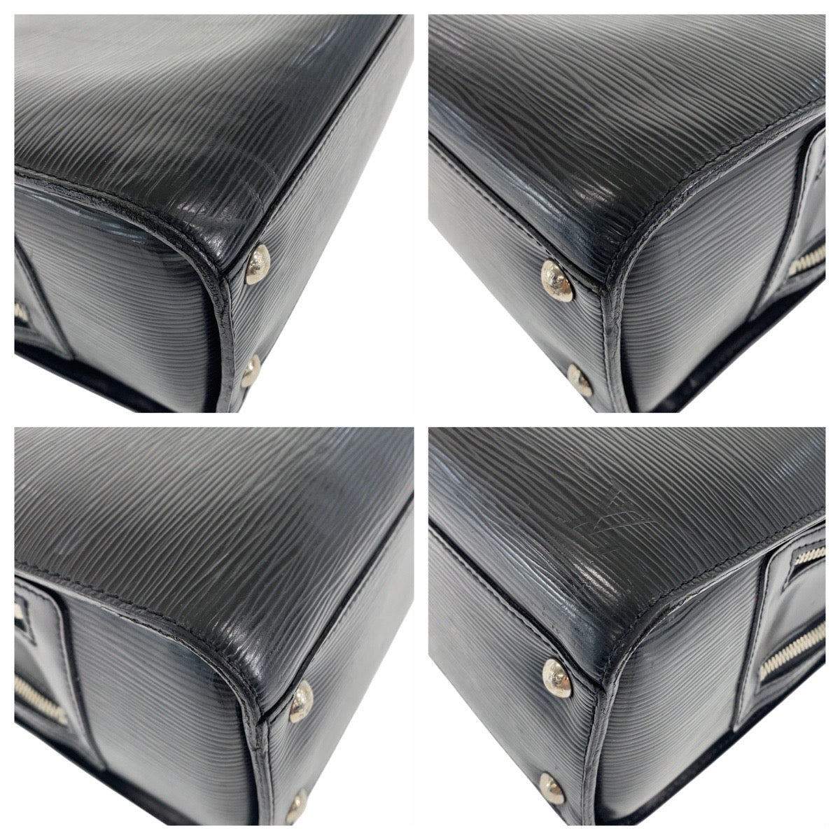LOUIS VUITTON Business bag Epi Leather black Epi Bassano GM