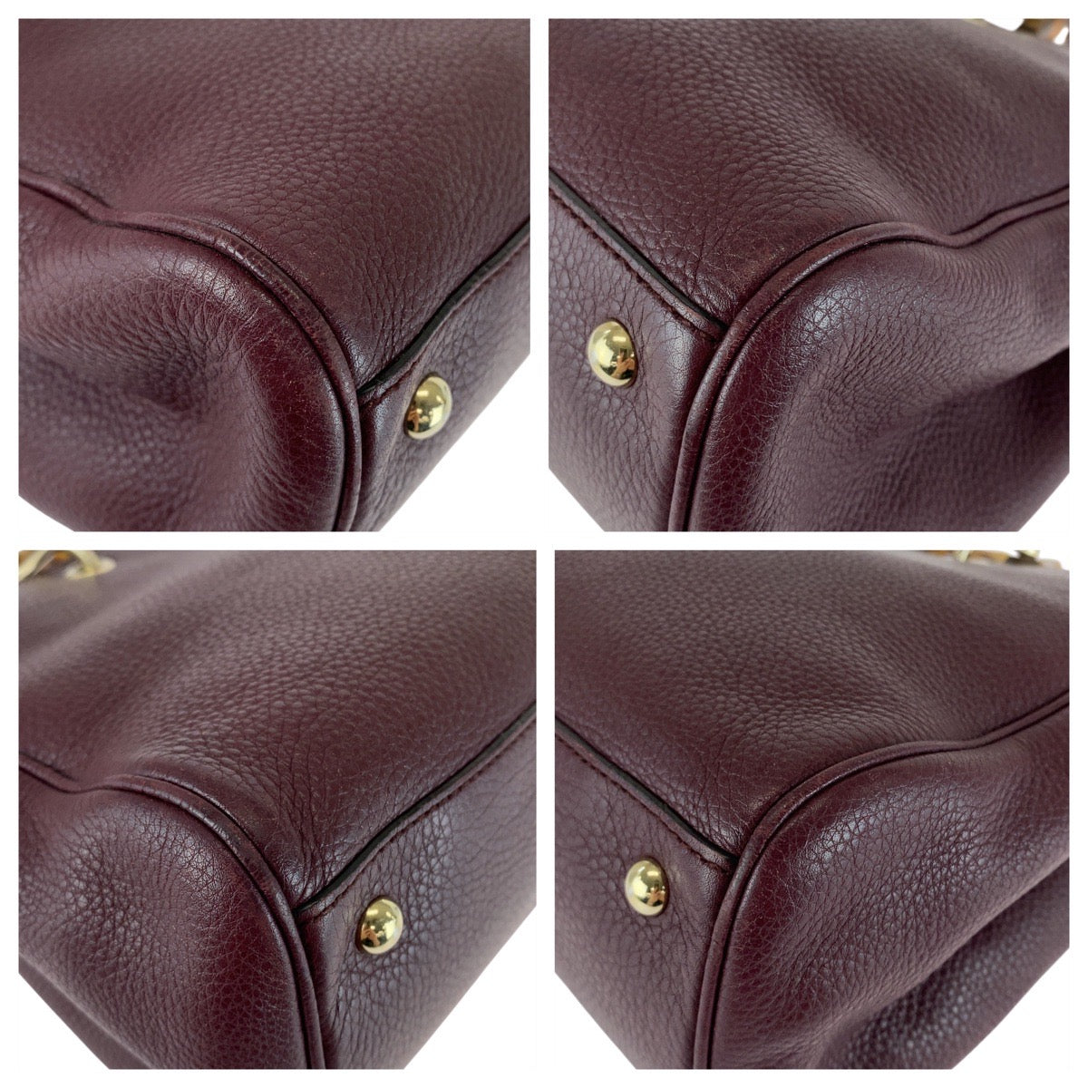 Gucci Bamboo Leather 2way Bag