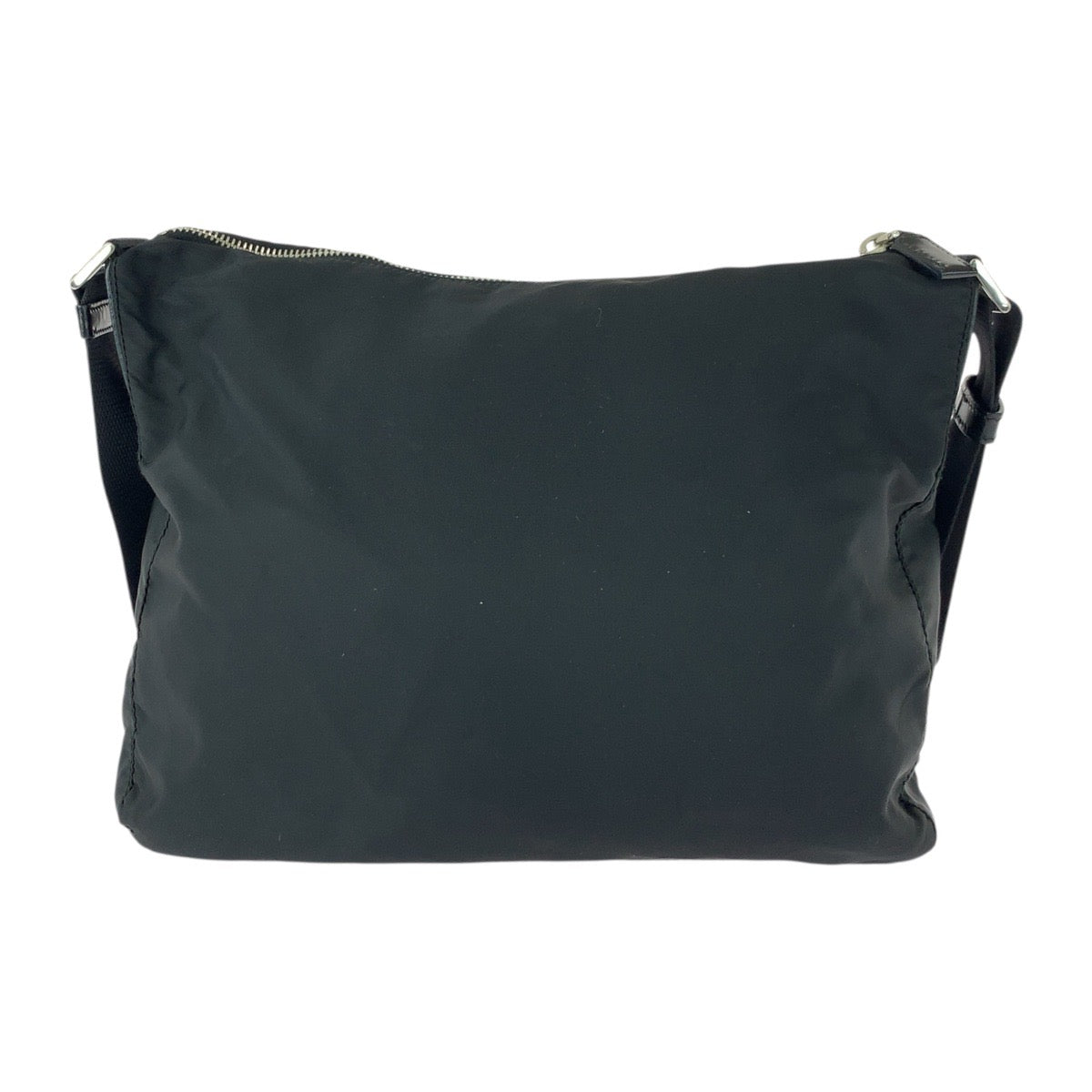 PRADA Shoulder Bag Nylon black Test Triangle With logo - Style 2