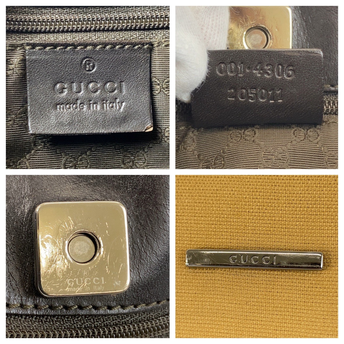 Gucci Sherry Line Canvas Shoulder Bag