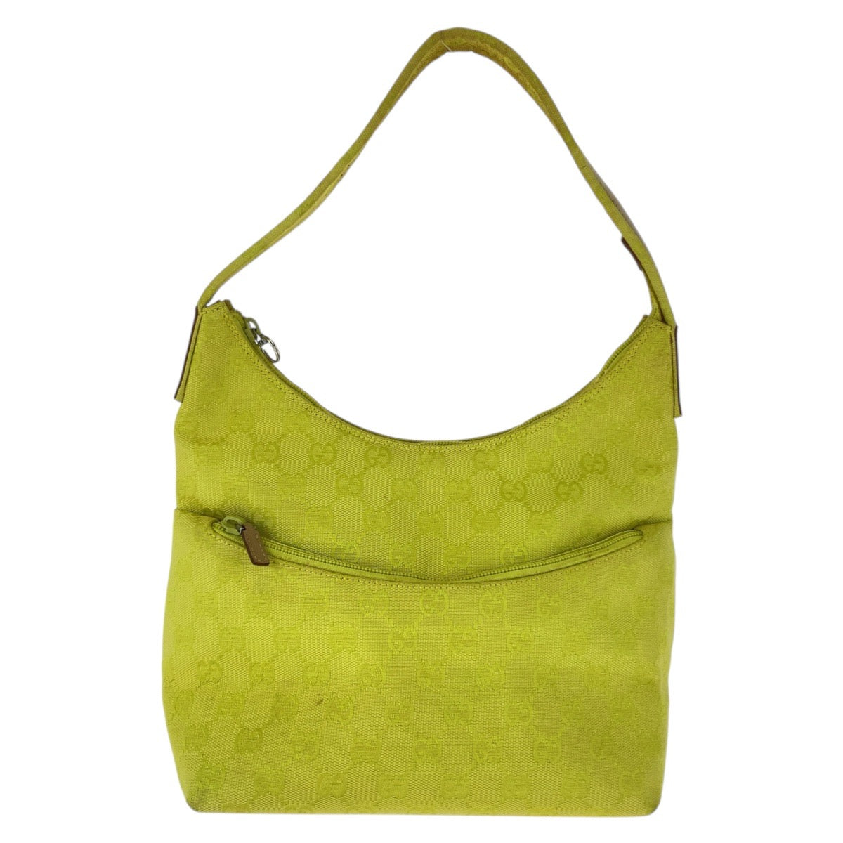 Gucci GG Canvas Leather Shoulder Bag