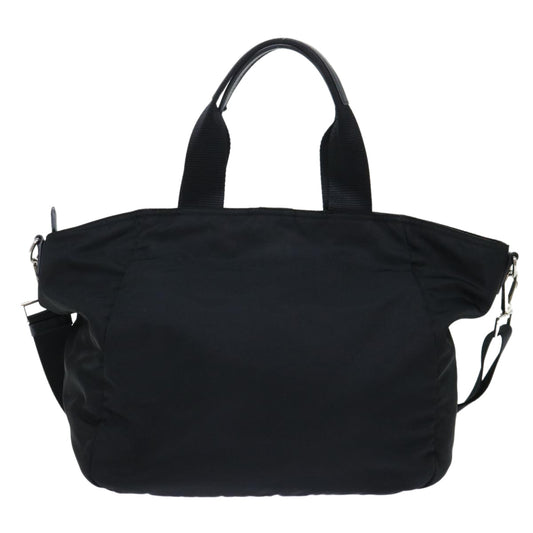 PRADA Shoulder Bag Nylon 2way Black Auth
