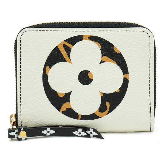 Louis vuitton Monogram Jungle Zippy Coinpass Round Fassner Coincase Ivory M67879