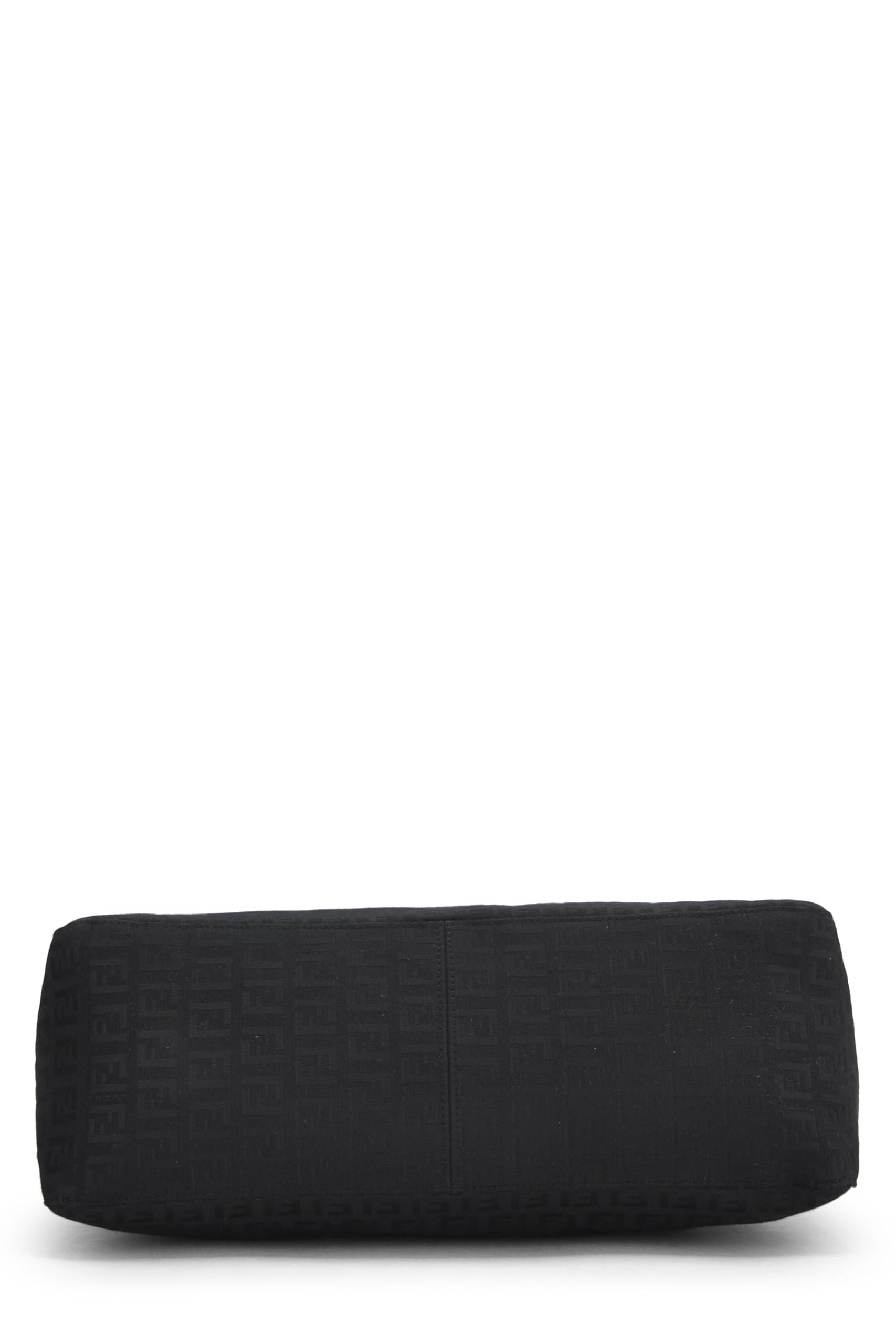Fendi, Black Zucchino Canvas Tote Small, Black