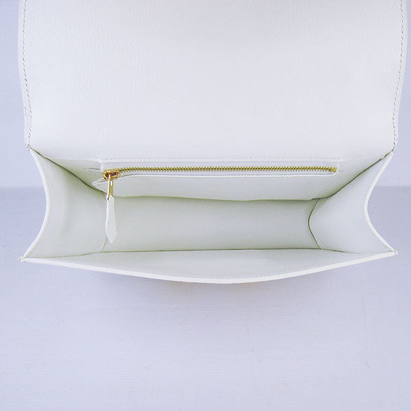 Luxury Hermes Constance Cowskin Leather Bag beige golden